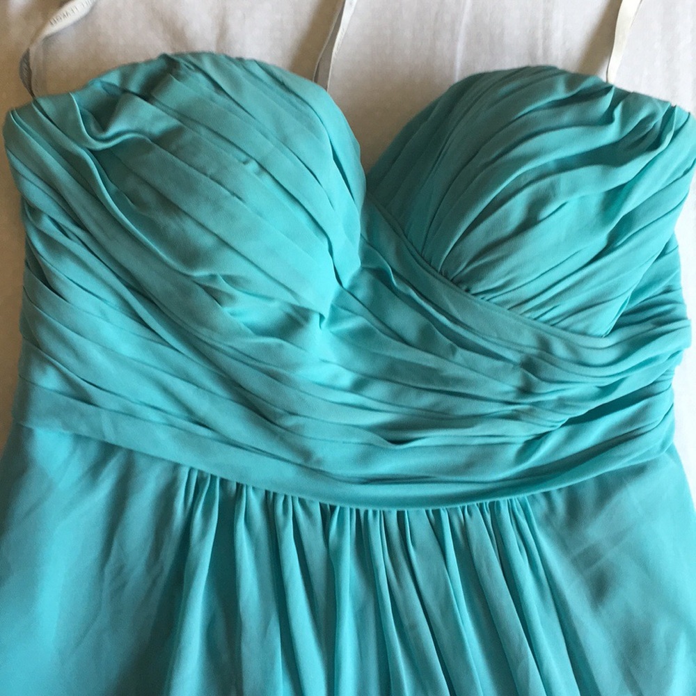 Bridesmaids dress in glacier size 20